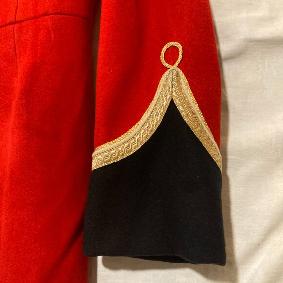 Vtg Canadian military college red mess army mens  jacket sz small - Picture 4 of 8